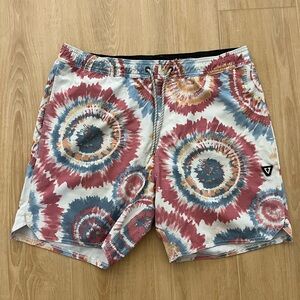VISSLA Multicolor Tie-Dye Shorts